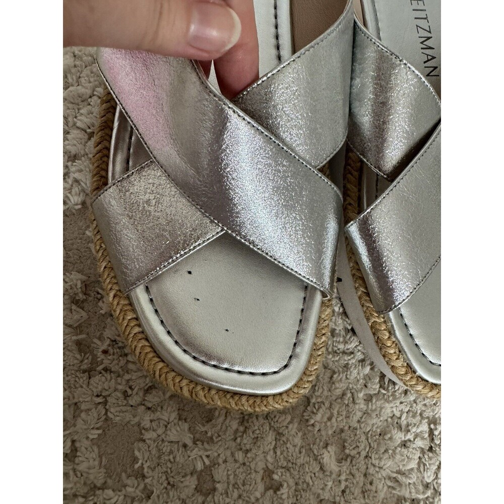 Stuart Weitzman Platform Cushioned Roza Slide San… - image 6